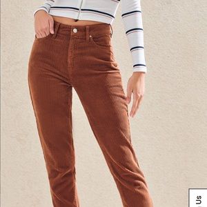 Corduroy mom jeans